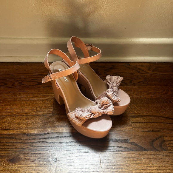 Bamboo Platform heels - Picture 4 of 6